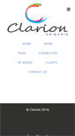 Mobile Screenshot of clarionadmedia.com